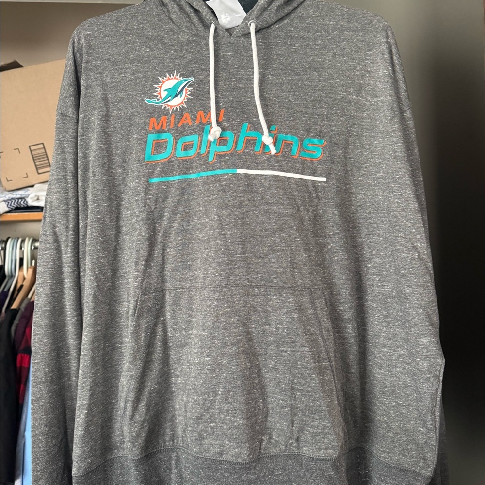 Nike Gray Miami Dolphins Hoodie